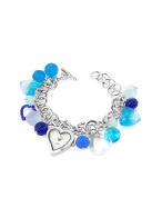 Antica Murrina Murano Glass Heart Charm Bracelet Watch