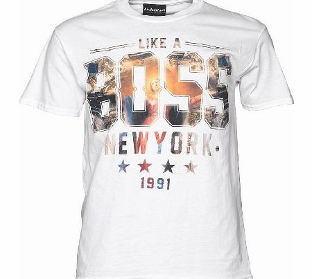 Mens Boss T-Shirt White