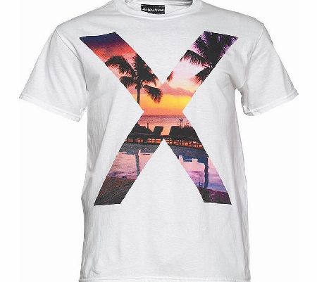 Mens Miami Eight T-Shirt White