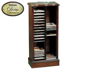 antique replica 2 column CD rack