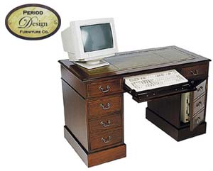 Antique replica computer desk