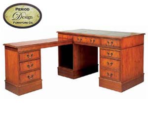 Antique replica london secretarial desk