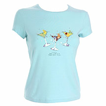 Blue cocktails t-shirt