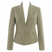 Fawn cotton faded blazer