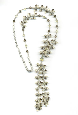 Antonia de Vetta Smoky Quartz Long Necklace by Antonia de Vetta