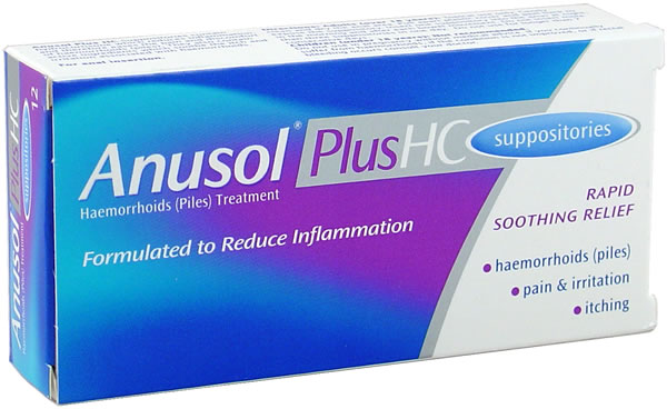 Plus HC Suppositories 12x