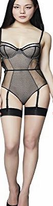 Aphrodites Overbust Satin Lace Boned Corset Bustier Waist Cincher Shapewear Girdle