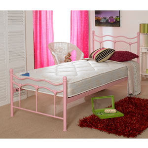 Apollo Beds , Zephyr, 3FT Single Metal Bedstead