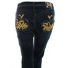 Apple Bottom Gold Pocket Boot Cut Jeans