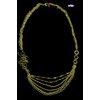 Apple Bottoms Multichain Necklace (Gold)