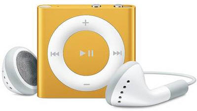 Apple IPOD SHUFFLE 2GB Orange 4th Gen