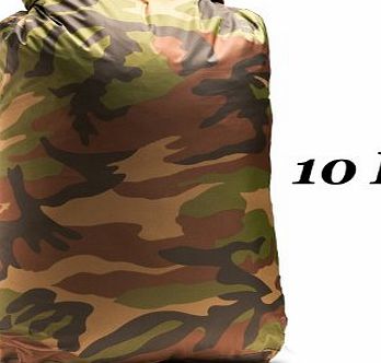 Aqua-Quest Aqua Quest Nautica Waterproof Dry Bag - Camouflage, 10 Litres