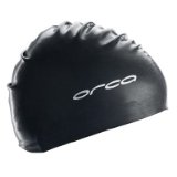 ORCA Latex Swim Cap, BLACK