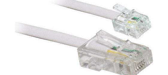 Aquarius 1M RJ11 to RJ45 Telephone Cable Lead