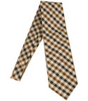 Mens Aquascutum Small Club House Check Silk Tie