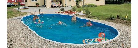 Wood Grain Steel Pool 9.1m x 4.6m