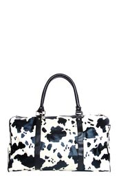 Cow Print Large Weekend Bag