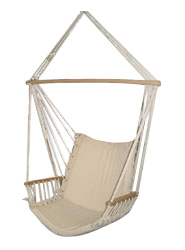 Arboreta Hanging Garden Hammock Chair with Wooden Frame