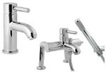 Avus Tap Pack 4 - Basin Mixer and Pillar Bath Shower Mixer