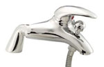 Genoa Pillar Mounted Bath Shower Mixer Tap and Kit