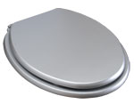 Architeckt Silver MDF Wooden Toilet Seat