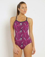 Mirador Swimsuit - Navy and Fuchsia