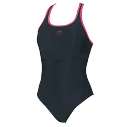 Moyna Preganancy Swimsuit - Black and Strawberry