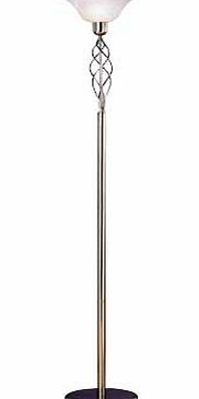 Argos Cameroon Uplighter Floor Lamp - Satin Nickel