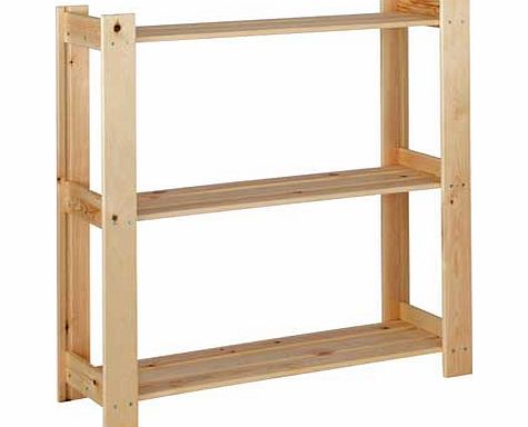 Light Duty Unfinished 3 Shelf Storage Unit -