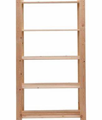 Light Duty Unfinished 5 Shelf Storage Unit -