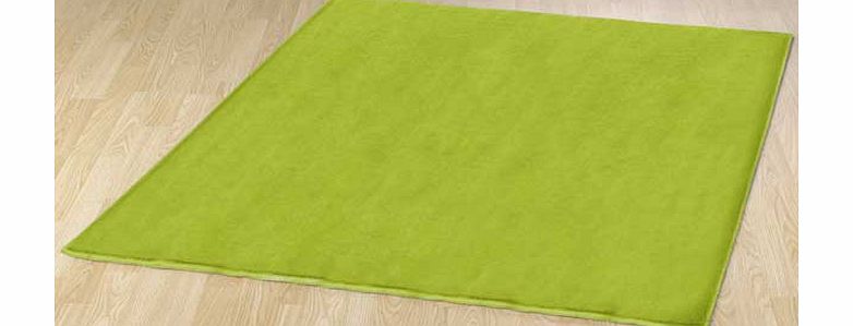 Plain Dye Rug - Green