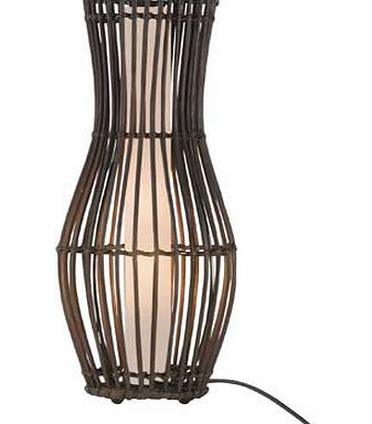 Argos Sirit Rattan Table Lamp - Dark Brown