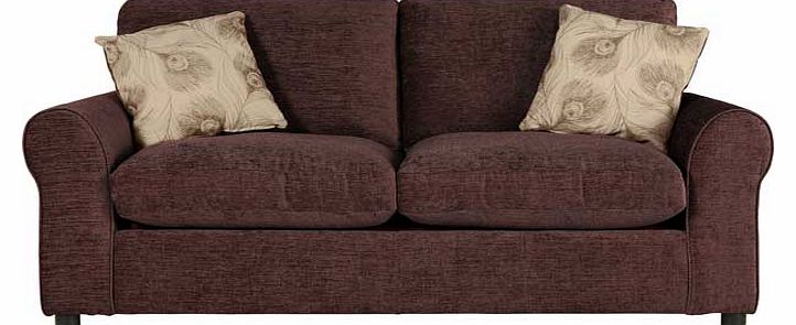 Argos Teresa Fabric Sofa Bed - Chocolate