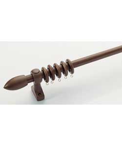 Value Range - Wood Curtain Pole - Walnut Finish