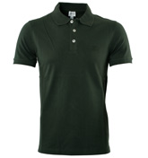 Dark Green Pique Polo Shirt