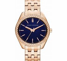 Armani Exchange Ladies Smart Sarena LP Blue Rose