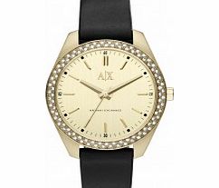 Armani Exchange Ladies Smart Sarena LP Gold