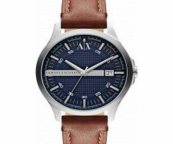 Armani Exchange Mens Smart Hampton Blue Brown