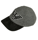 Armani Grey and Black Baseball Cap