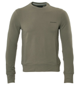 Grey Round Neck Sweatshirt