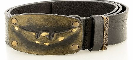 Armani Jeans Eagle Buckle Belt