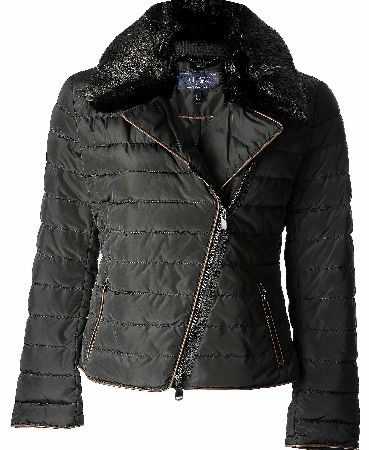 Jeans Womens Fur Collar Short Jacket