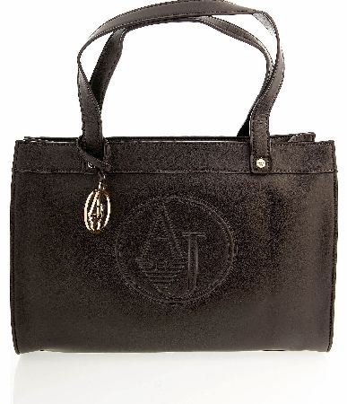 Armani Jeans Womens Leather Shopper Handbag