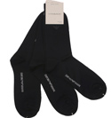 Mens Armani Navy Cotton Mix Socks (3 Pack)