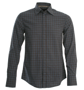 Navy Check Shirt