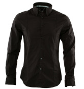 Navy Extra Slim Long Sleeve Shirt