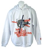 Hooded Sweatshirt White Size X-Large