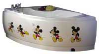 Disney Corner Bath Left Hand with Panel