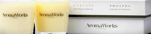 AromaWorks Ltd Duo Candle Set Nature / Soft (2 x