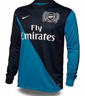 Nike 2011-12 Arsenal Away Nike Long Sleeve Football